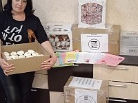Активисты партии "Единая Россия" Воскресенского района передали подарки бойцам с СВО