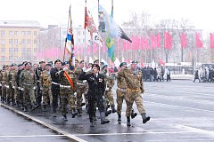 Саратовцы приняли участие в окружном Параде Памяти