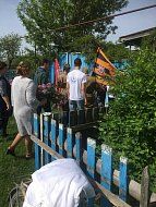 В Воскресенском районе прошла патриотическая акция «Парад у домов ветеранов»