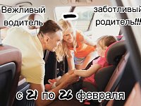 Профилактическое мероприятие «Вежливый водитель - заботливый родитель!»