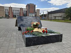 Сегодня на бульваре "75-летия Великой Победы" села Воскресенское, состоялся час памяти, посвящённый Дню памяти и скорби