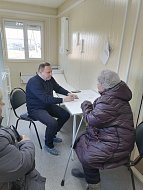 Глава Воскресенского района провёл приём граждан в селе Студёновка