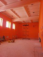 В школе села Славянка был проведен комплексный ремонт спортивного зала