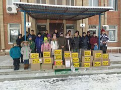 Школьники села Воскресенское передали подарки бойцам СВО