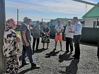 Встреча главы ВМР Д.В. Павлова с жителями села Усовка по вопросу газоснабжения села.