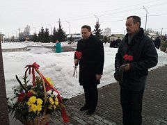 «Боевое братство» возложило цветы  к памятнику  В.Г. Клочкову