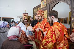 Митрополит Игнатий совершил Великое освящение Свято-Троицкого храма с. Воскресенское