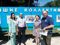 Ко дню России в селе Воскресенское состоялось открытие новой Почётной доски