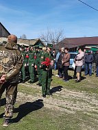 В селе Синодское прошли похороны солдата служившего в ЧВК "Вагнер"