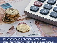 В Саратовской области установили размер прожиточного минимума на 2023 год