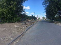 А рамках региональной программы  в Воскресенском районе идет ремонт тротуаров