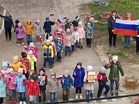 «Детский сад «Колосок» с.Воскресенское поддержал акцию «Zа Россию!Zа мир!Своих не бросаем!» 