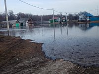 В селе Коморовка из-за разлива реки Терешки затопило дом